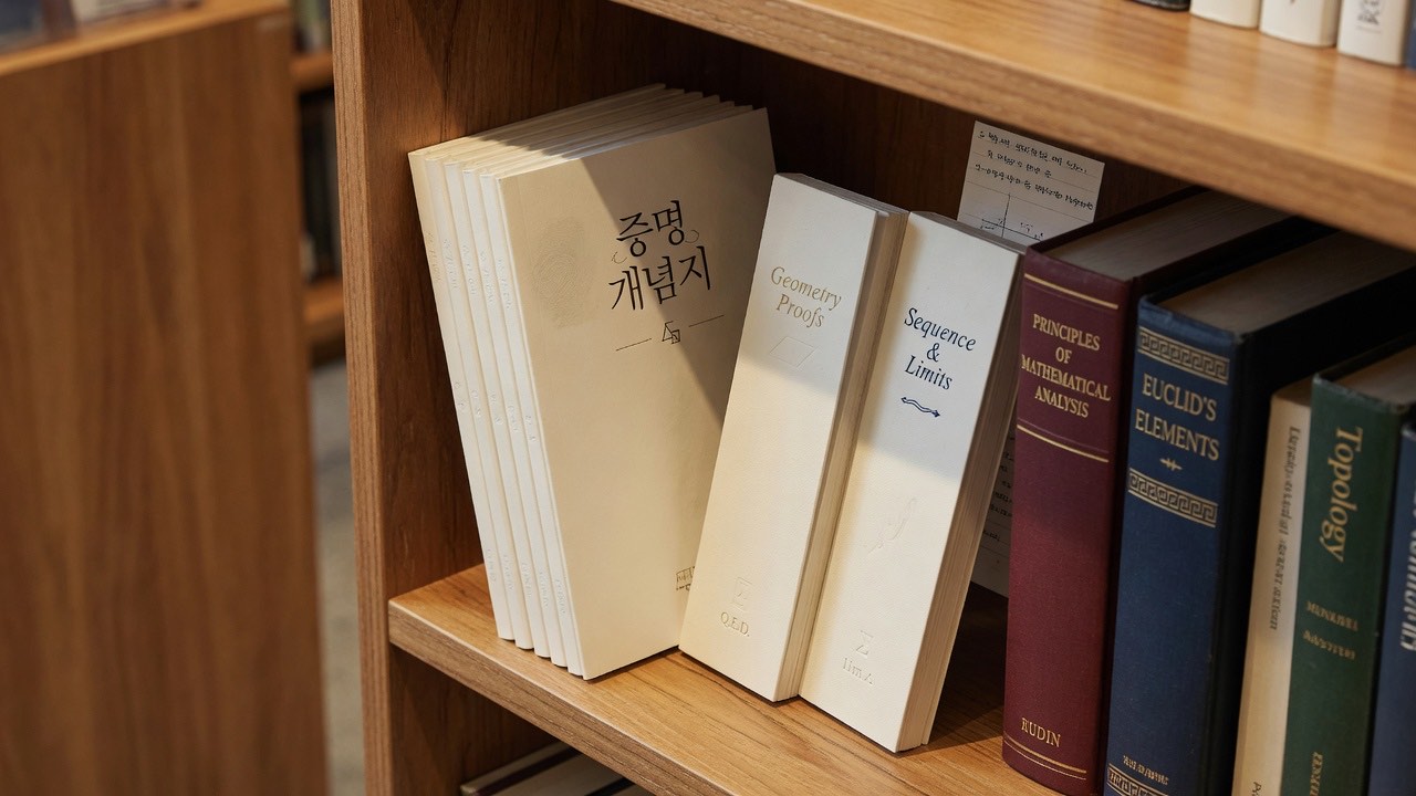 증명수학 개념지 상점 내부